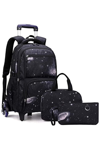 TAPIT Boys Rolling Backpacks Kids'Luggage Wheeled Backpack for School Boys Tr...