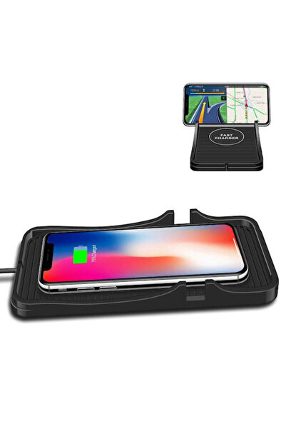 Strado Încărcător wireless (pad Qi) 5W Quick Charge 3.0 Negru (C7)