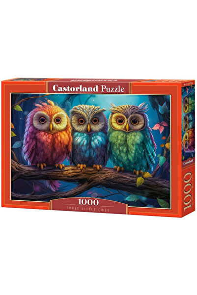 Castorland Puzzle Trei Bufnițe Mici 2D 1000 Piese Cod: 105175