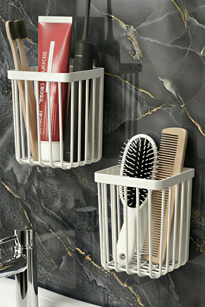 Pamit Toys 2 Adhesive Bathroom and Kitchen Baskets