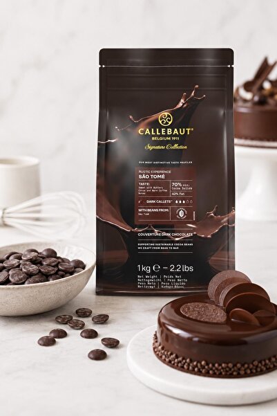 Callebaut Signature Collection Rustic São Tomé Bitter Çikolata 1 Kg