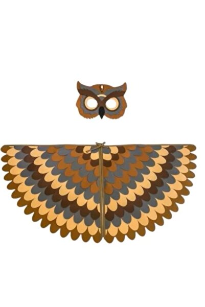 Funny Party Shop Set Costum Bufnita Dragalasa, aripi, detalii realiste, marim...