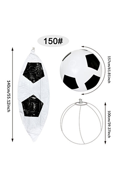 choice2 football 150 1pc Inflatable Giant soccer Ball, PVC Durable Large Ball...