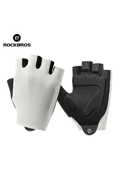 Choice23 قفازات ركوب الدراجات الصيفية نصف الأصابع من ROCKBROS S S408 باللون ا...