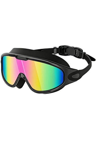 Choice Black Pink Swimming Goggles Wide View Swim Glasses No Leaking Anti-Fog...