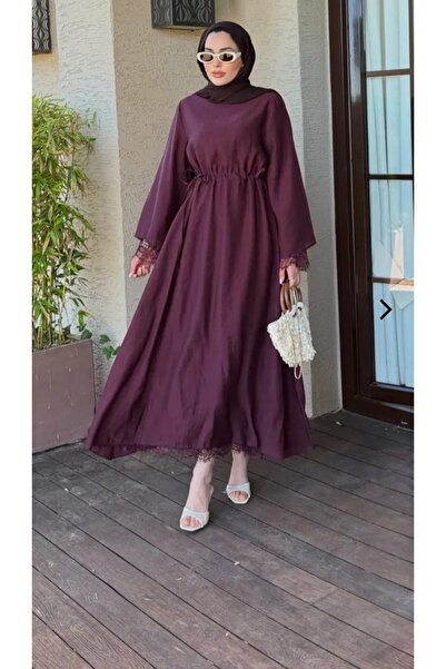 THEK BUTİK Elegant Dress with Lace Details
