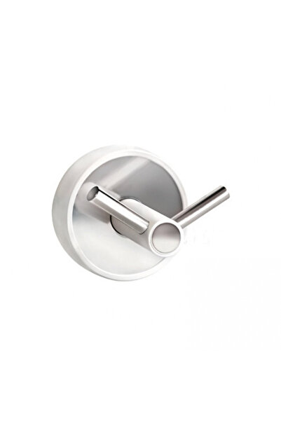 Karag Optimo-W 620299 Άγκιστρο Διπλό Λευκό, Χρωμέ ABS plastic, Ανοξείδωτο ατσάλι