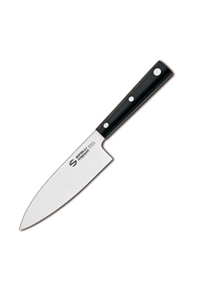 Sanelli Ambrogio Cutit japonez Hasaki, Sanelli Ambrogio, Inox, 16 cm, Negru/A...