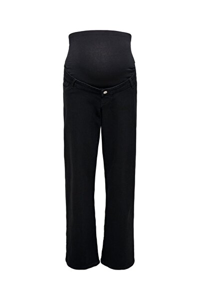 ONLY MATERNITY Jeans mit weitem Bein OLMSNOW Hohe Taille Weiter Beinschnitt J...