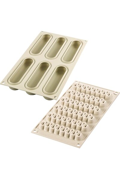 silikomart Kit pentru eclere, Kit pop eclair, 6 cavitati