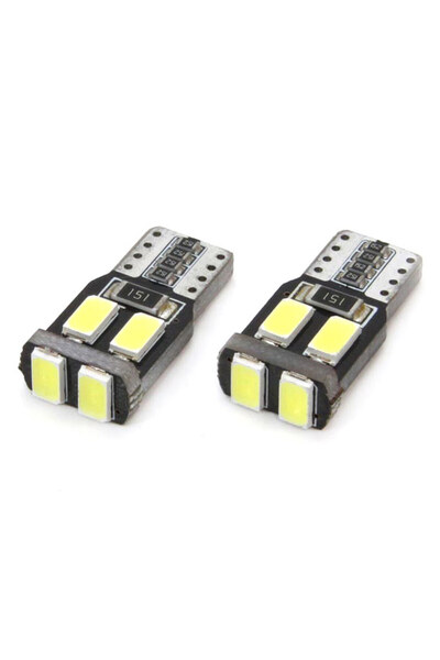 AMIO Lampă LED tip T10 W2.1x9.5 W5W, 12V, 6 LED SMD 5730, culoare albă, AMIO,...