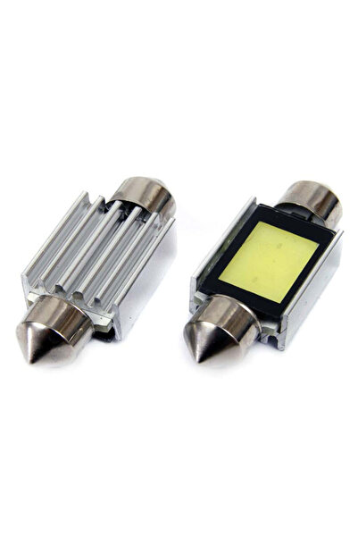 AMIO Set 2 becuri auto LED, C5W SV8.5-8, 1 LED COB3, 2.4W, 36mm, Canbus, 12V,...