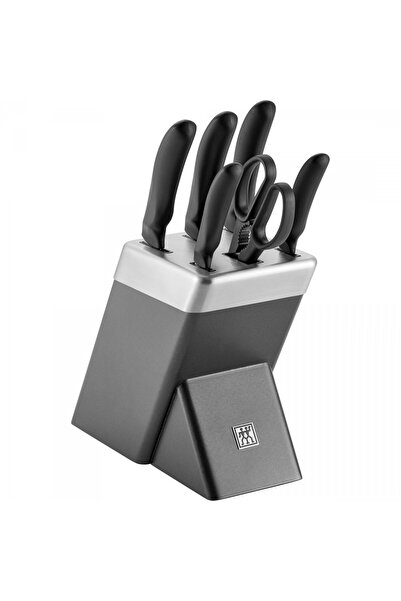 ZWILLING Set 5 cutite si o foarfeca in bloc autoascutitor, Zwilling, inox, er...