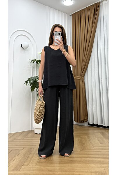 R-Style Tensel Sleeveless Set