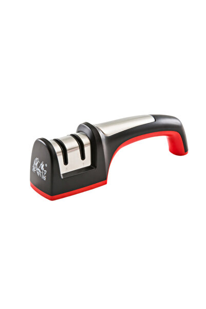 OEM Ascutitor pentru cutite Taidea T1005DC, 2 tipuri de ascutire, Negru/Rosu