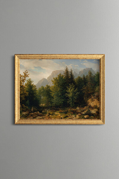 epiqart Forest Landscape - Vintage Patterned Painting - Fine Model