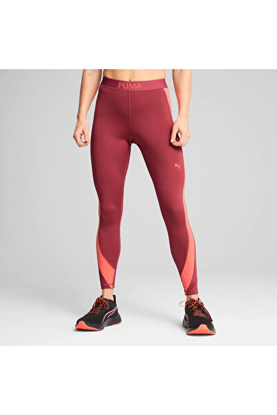 Puma W STRONG CB TIGHT Kırmızı Kadın Tayt