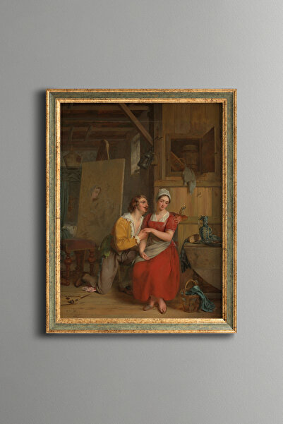 epiqart موديل لايف أون لوف - طاولة مزخرفة بتصميم عتيق - موديل نحيف