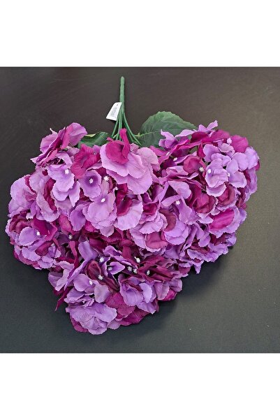 LUCIDIUSDECOR Buchet cu hortensii artificiale mov, flori mari 52cm
