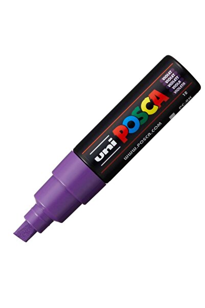 POSCA Μαρκαδόρος με χοντρή μύτη σκαρπέλου, Βιολετί (PC-8K-ΒΙΟΛ)