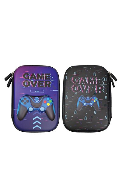 S COOL Penar 3D nefortunat, 1 fermoar, 22.5x15.5x6 cm, GAME OVER - S-COOL
