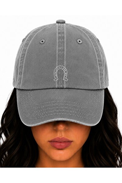 WeavedCo How Lucky Are We (How Lucky We Are) Written Embroidered Vintage Wash...