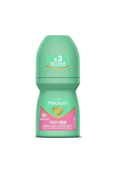 Mitchum Women’s Antiperspirant Deodorant, Roll-On Applicator, Powder Fresh Sc...