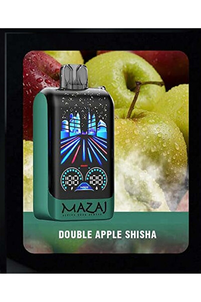 Mazaj Curve 24000 Puff Shisha - Double Apple Shisha Curve 24000 Puff
