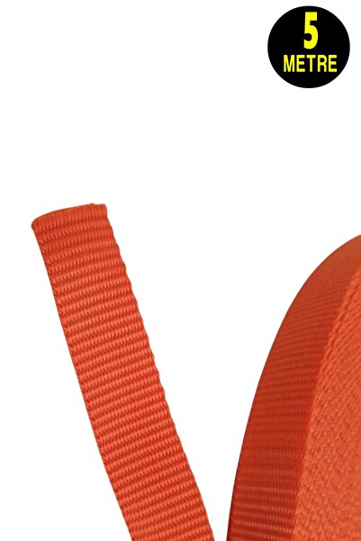 usin 5 Meters Orange 2.5 cm Narrowest Webbing Column Safety Belt Fabric Bag L...