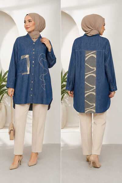 by aydin New Season Tansel Denim Shirt Beautiful Quality