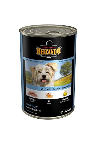 BELCANDO Hrană umedă pentru câini, Belcando, Junior, Pasăre și Ouă, 400g
