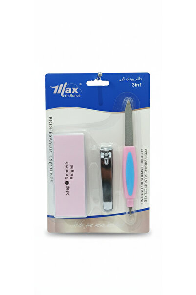 max elegance Max Elegance 3 in 1 Nail File Buffer and Polisher Set Nail Care ...
