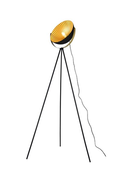 BUY4LESS - Lighting, Floor lamp, Light, Vintage, Aluminum, Black & Gold Color...