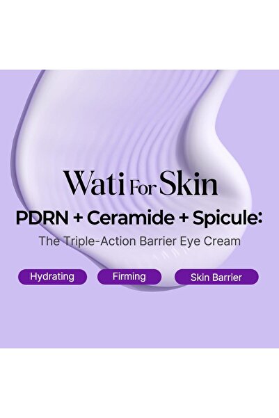 wati for skin PDRN Ceramide Micro Spicule Cremă de Ochi — cu ADN de Somon, 30ml