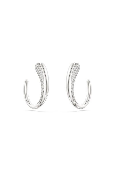 Swarovski 5740456 Küpe Classıca:Pe M Whı/Sıs