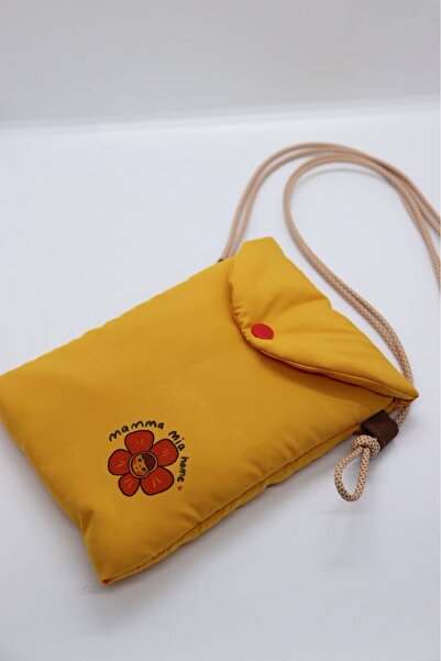 Mamma Mia Home Orange Phone Bag with Strap