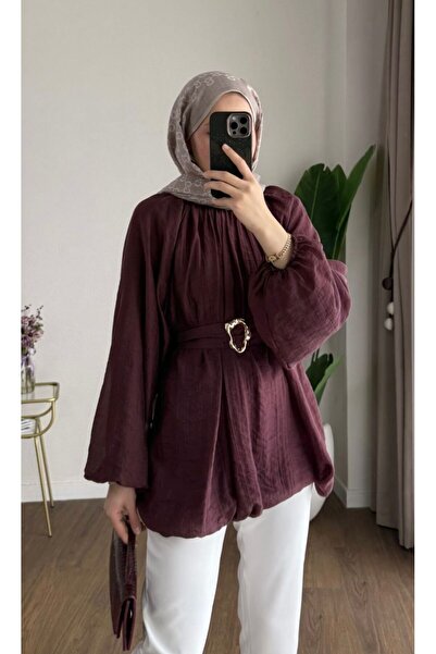 YS BUTİK TREND TÜL İÇ ASTARLI GÖMLEK