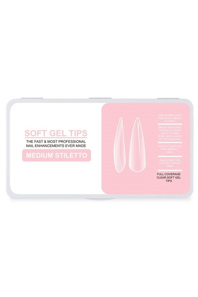 UPLAC Gelly Tips Μαλακά 240 τεμάχια Στιλέτο Μεσαίο