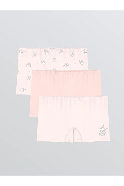 LC Waikiki Printed Girls' Boxer Shorts 3-Pack (S6)