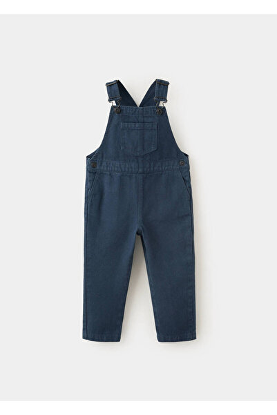 MANGO Baby Cepli denim tulum
