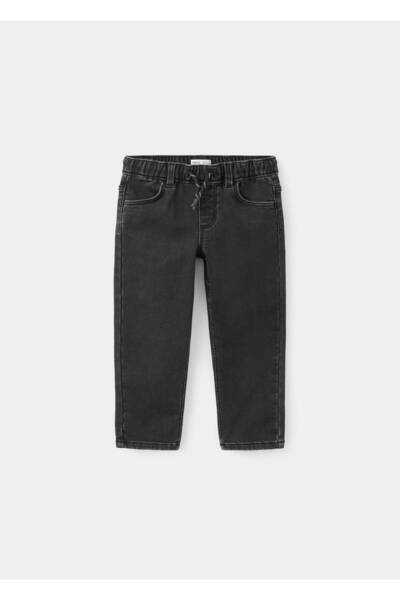 MANGO Baby Beli elastik düz jean
