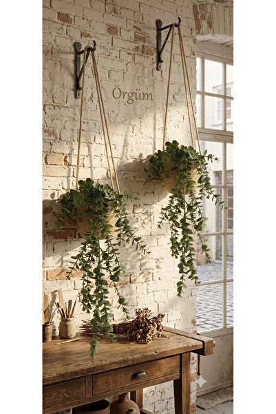 ÖRGÜM Coș decorativ 14x14 cm cu aspect de răchită pentru flori - PREȚUL ESTE ...