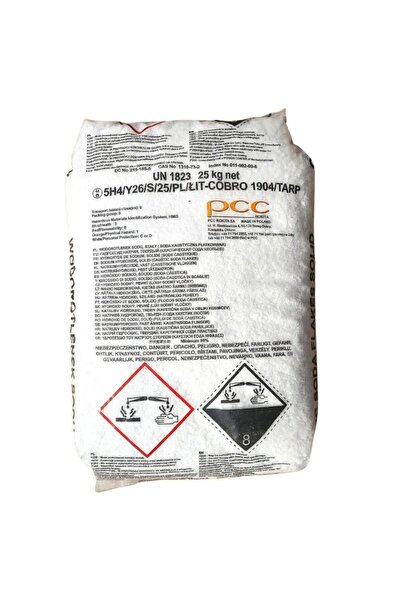 Agexim Soda Caustica Fulgi 25Kg, concentratie minim 98%,