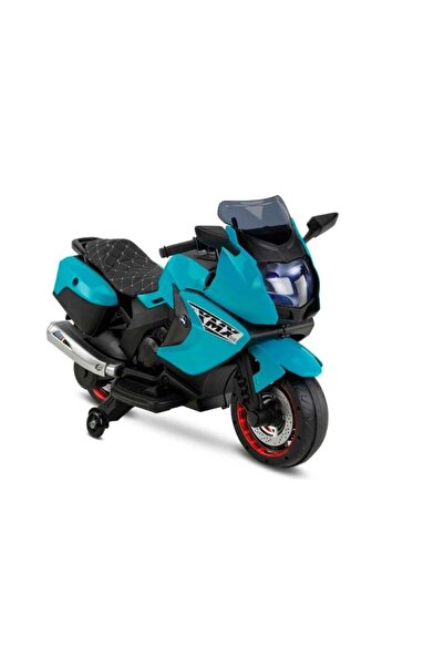 BabyHope 438A XMX-316 Ledli Akülü Motor 12 Volt Turkuaz