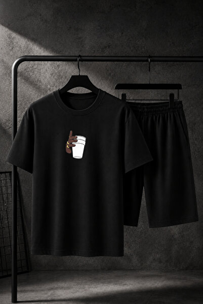 Syndra T-Shirt Shorts Cup Printed Set