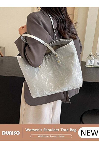 DUNISO Women's Shoulder Tote Bag Faux Leather Handbag for Women Large Capacit...