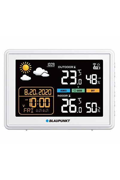 Blaupunkt GR13-WS30WH Ασύρματος Μετεωρολογικός Σταθμός Ψηφιακός Επιτραπέζιος ...