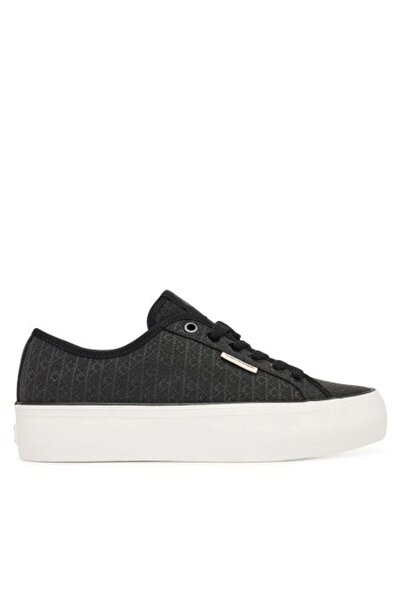 Calvin Klein SİYAH KADIN SNEAKER VULC FLATF LACEUP