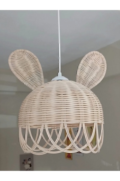 nndsgn Rattan Bambu Tavşan kulakli Avize