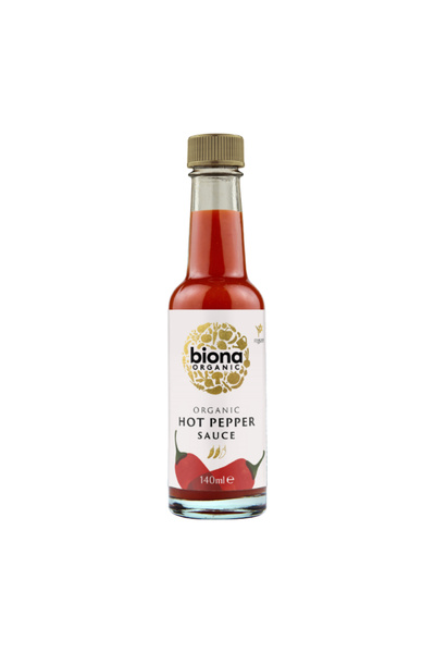 biona Hot Pepper Sauce Hot - 140 ml